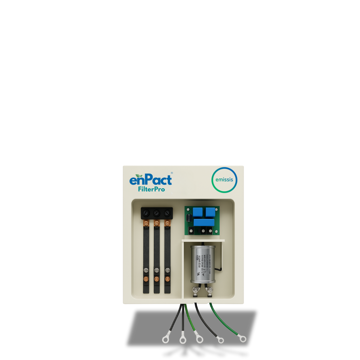 enPact FilterPro device — installed at the main electrical panel